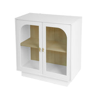 Storage Cabinet with Acrylic Door for Living Room, Dining Room, Study