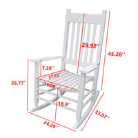 Wooden Porch Rocker Chair