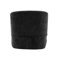 360-degree Swivel Accent Armchair Linen Blend  BLACK