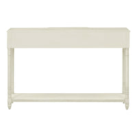 Console Table Sofa Table With Drawers For Entryway With Projecting Drawers And Long Shelf