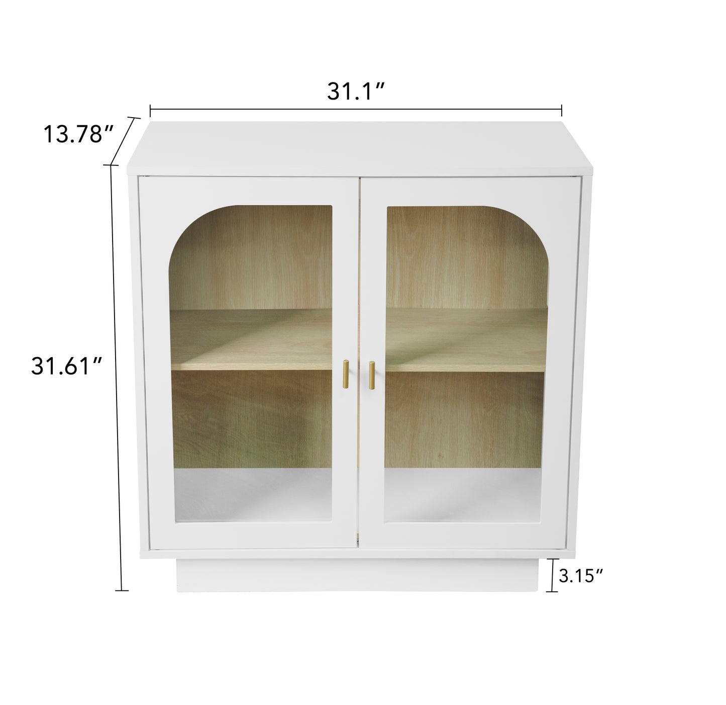 Storage Cabinet with Acrylic Door for Living Room, Dining Room, Study