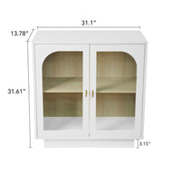 Storage Cabinet with Acrylic Door for Living Room, Dining Room, Study