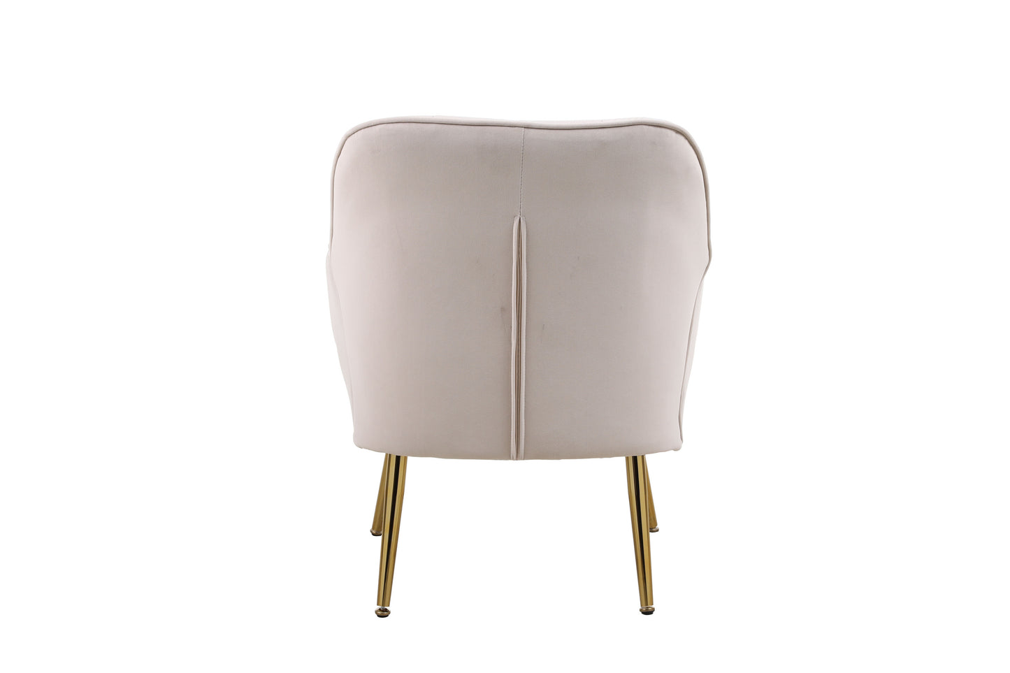 Modern Mid Century Velvet Sherpa Armchair for Living Room Bedroom Office Easy Assembly Beige