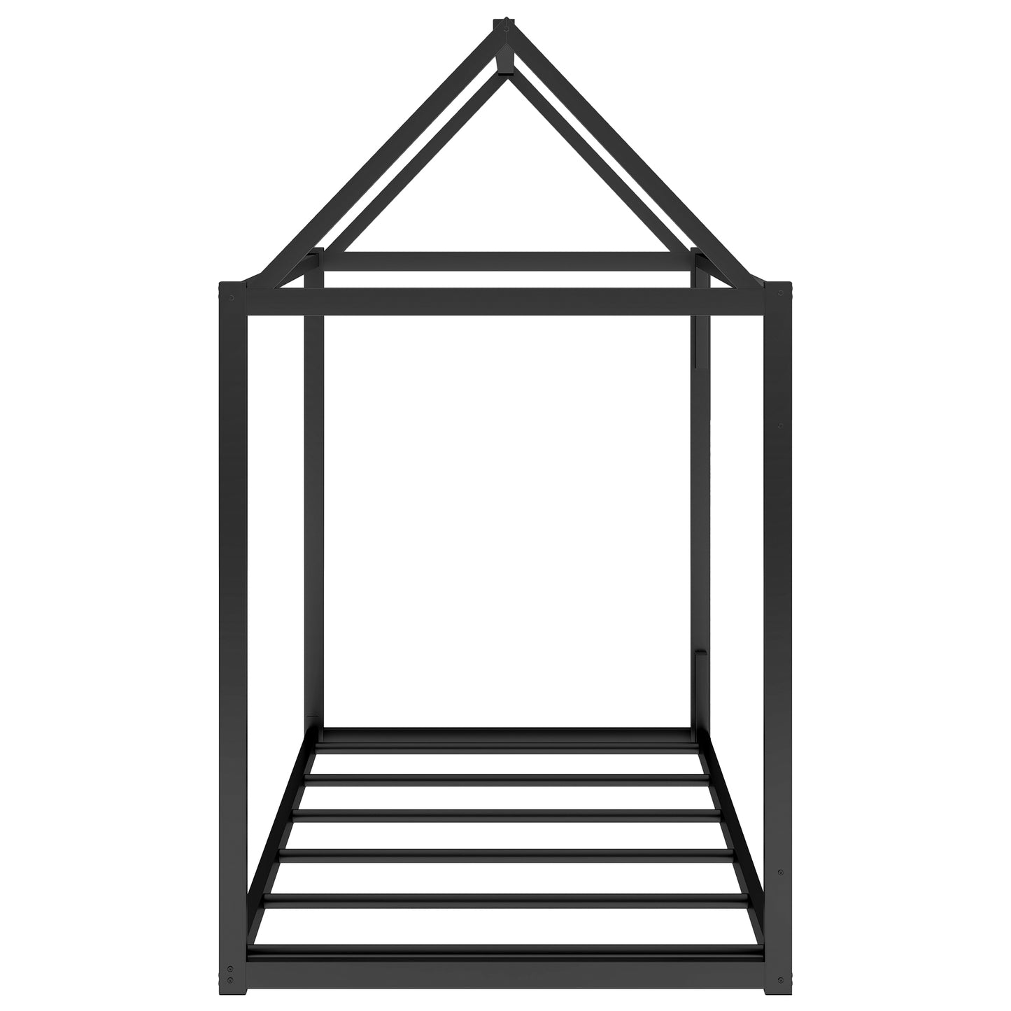 Metal House Shape Platform Bed, twin