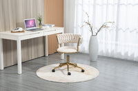 Computer Chair Office Chair Adjustable Swivel Chair Fabric Seat Home Study Chair