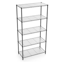 5 Tier Heavy Duty Wire Shelving Unit 72 Inch Height Adjustable Storage Rack for Kitchen Garage Office Organization