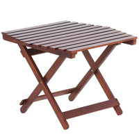 Wood Folding Table for Indoor Outdoor Use Lightweight Portable Picnic Table Ideal for Camping Events and Home