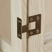 Elegant 2 Door Curio Cabinet with Glass Doors Adjustable Shelves Mirrored Back Lighted Display for Home Office