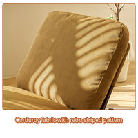 Elegant Upholstered Glider Rocking Chair with Solid Wood Frame for Living Room Nursery and Bedroom Relaxation