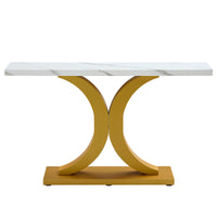 Modern Minimalist Gray Wood Foyer Table MDF Top Stainless Steel Bracket Stylish Entryway Furniture