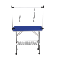 Large 46 Inch Pet Grooming Table for Dogs and Cats Adjustable Arm Heavy Duty Design with Clamps