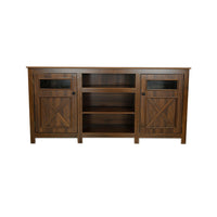 Modern Wooden Living Room Storage Cabinet with Shelves and Display for Kitchen and Dining