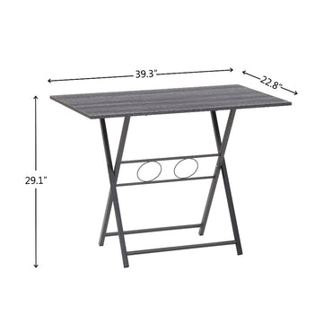 Small Foldable Desk for Small Spaces Multifunctional Computer Table Writing Workstation Home Office No Assembly Required Space-Saving