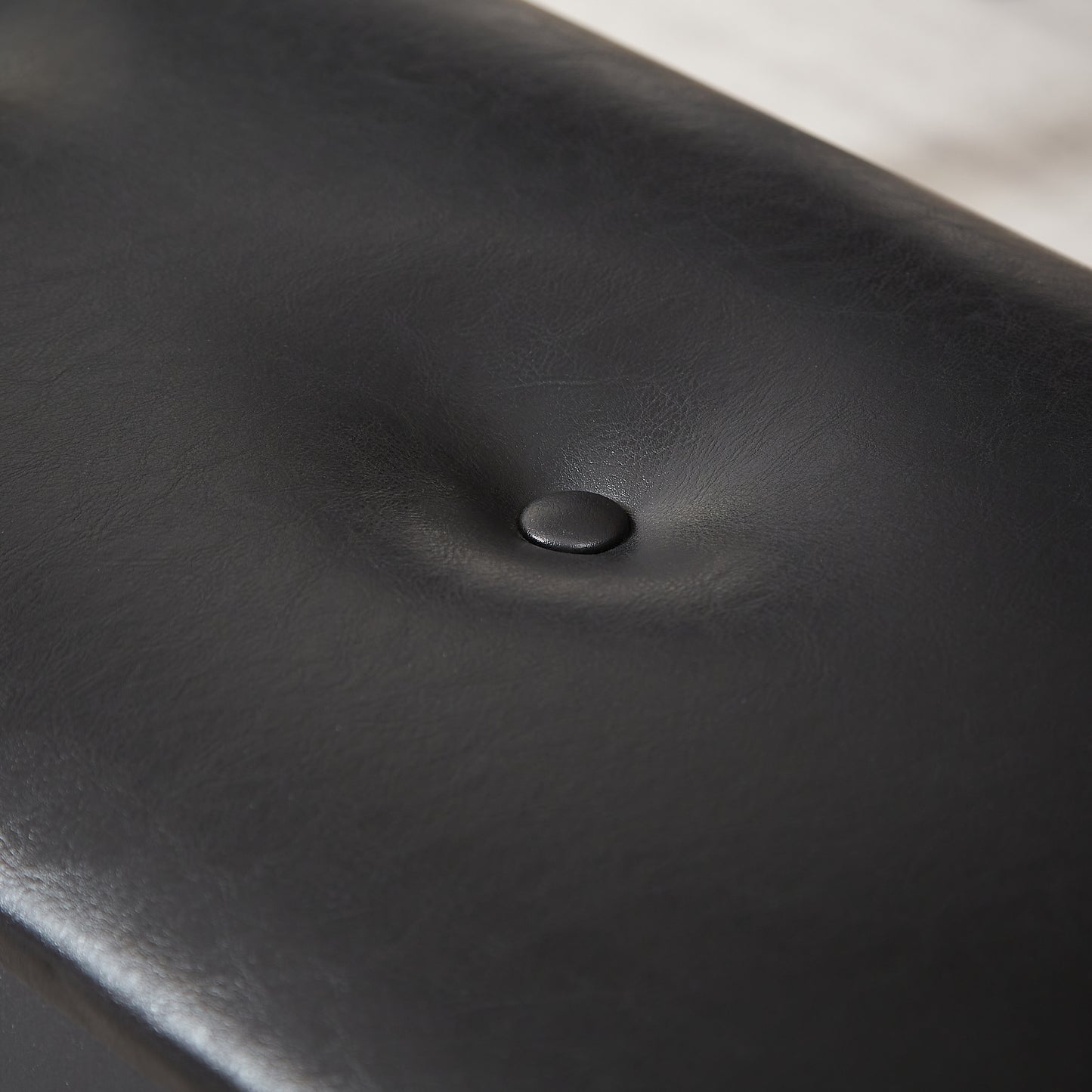 Industrial Rustic Dining Table Set with 2 PU Upholstered Benches for Kitchen and Living Room 43.3L x 23.6W x 29.9H