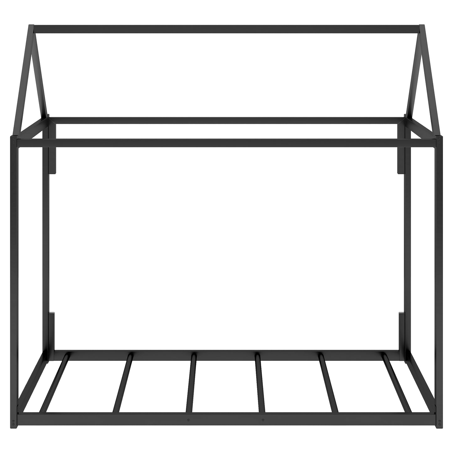 Metal House Shape Platform Bed, twin