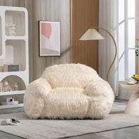 Bean Bag Chair Lazy Sofa Bean Bag Chair Adult, Teen High Density Foam Padded Modern Accent Chair Comfortable Living Room, Bedroom Chair