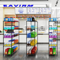 5 Tier Heavy Duty Wire Shelving Unit 72 Inch Height Adjustable Storage Rack for Kitchen Garage Office Organization