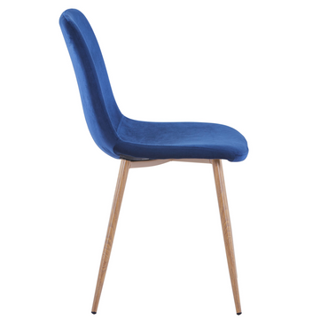 DINING CHAIR BLUE 1PC/1CTN