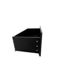 2 Drawer Lateral Filing Cabinet for Home Office Storage Black Metal File Organizer