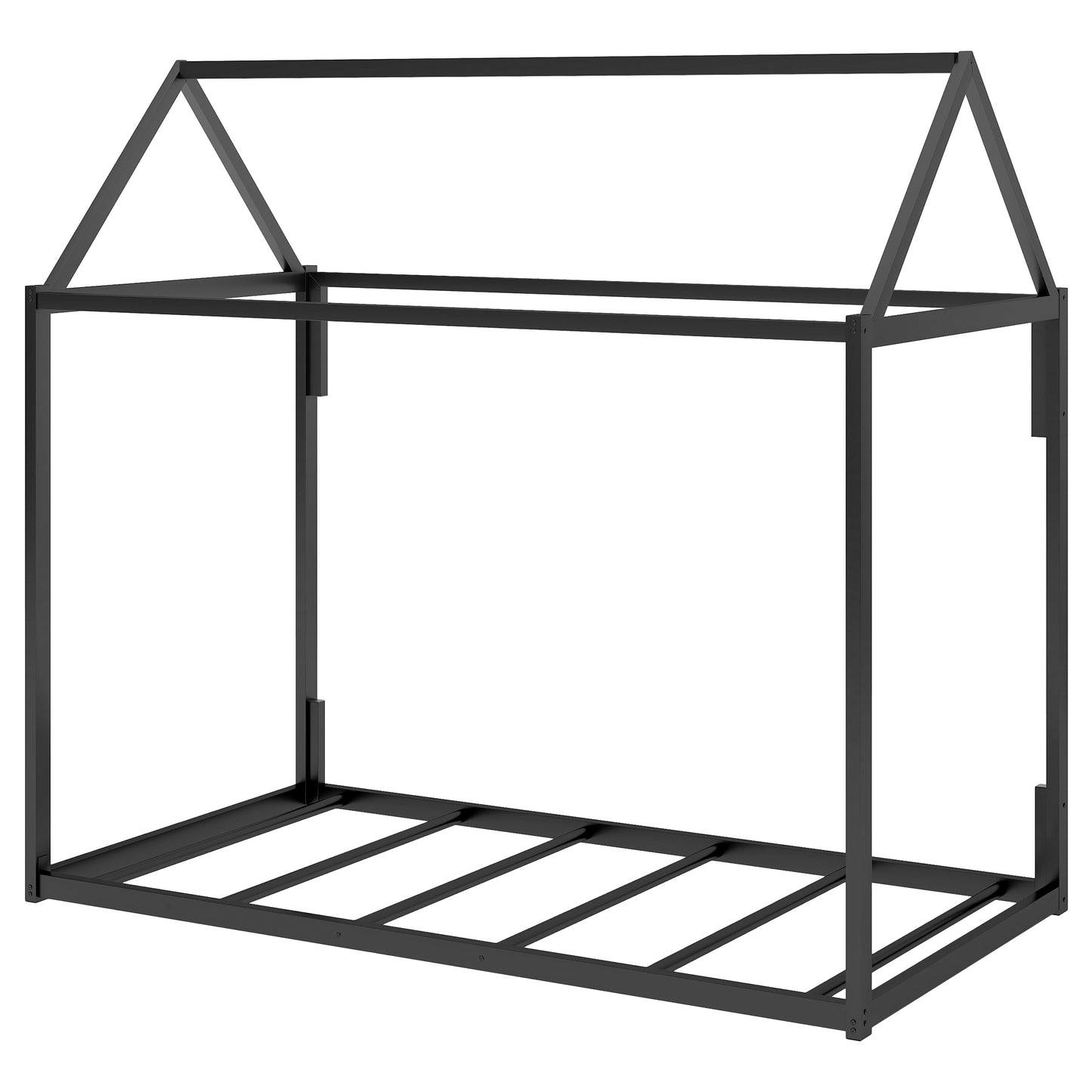 Metal House Shape Platform Bed, twin