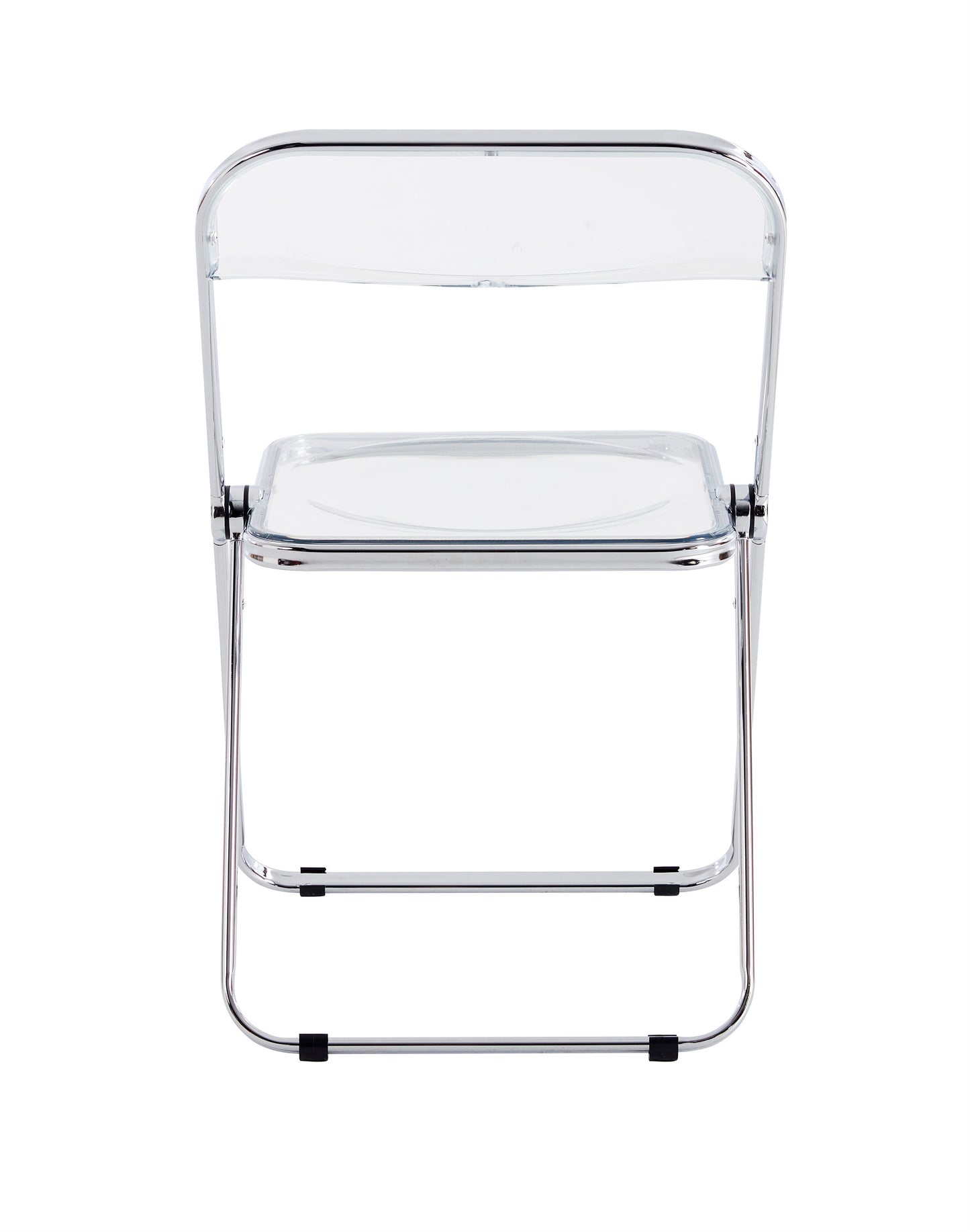 Clear Transparent Folding Chair for Office Meeting Room PC Living Room Coffee Seat