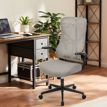 Ergonomic High-Back Office Chair Breathable Mesh Computer Chair with Adjustable Lumbar Support