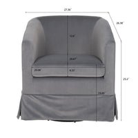 27.36" Wide Swivel Chair