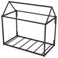 Metal House Shape Platform Bed, twin