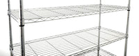 7 Tier Heavy Duty Wire Shelving Unit 2450 LBS Capacity Height Adjustable Metal Storage Shelves with Wheels for Garage and Kitchen