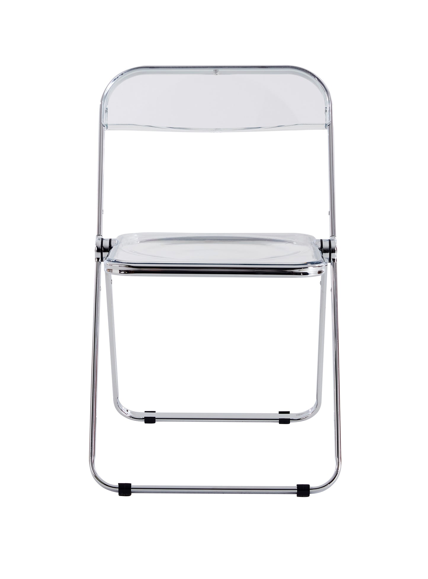 Clear Transparent Folding Chair for Office Meeting Room PC Living Room Coffee Seat