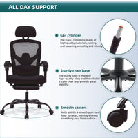 Mesh High Back Ergonomic Office Chair Lumbar Support Pillow Computer Desk Chair