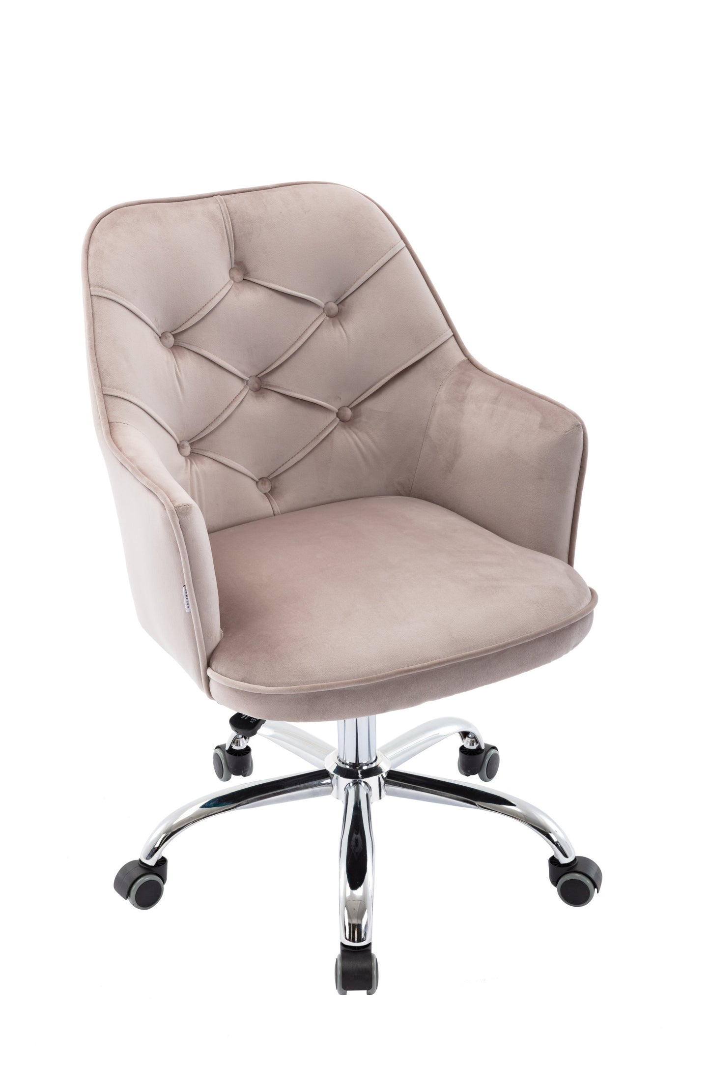 Modern Velvet Swivel Shell Chair for Living Room and Office Grey Leisure Armchair