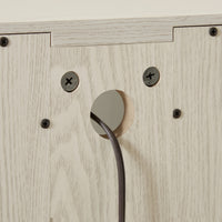 Elegant 2 Door Curio Cabinet with Glass Doors Adjustable Shelves Mirrored Back Lighted Display for Home Office