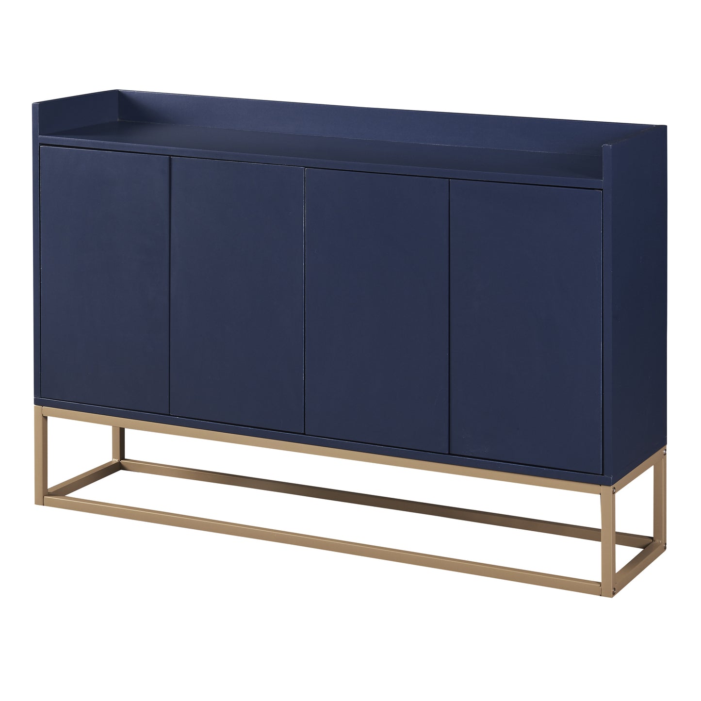 Modern Sideboard Elegant Buffet Cabinet Large Storage Space for Dining Room Entryway Navy