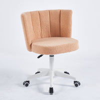 Fluffy Fuzzy Comfortable Makeup Vanity Chair, Swivel Desk Chair