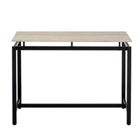 TREXM 5-Piece Compact Bar Table Set with Table and Stools - Modern Industrial Design, Space-Saving Furniture for Dining Room and Breakfast Nook (OAK)