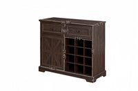 Stylish Storage Sideboard with 2 Drawers and Removable Wine Racks for Kitchen and Dining Room