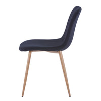 DINING CHAIR BALCK 1PC/1CTN