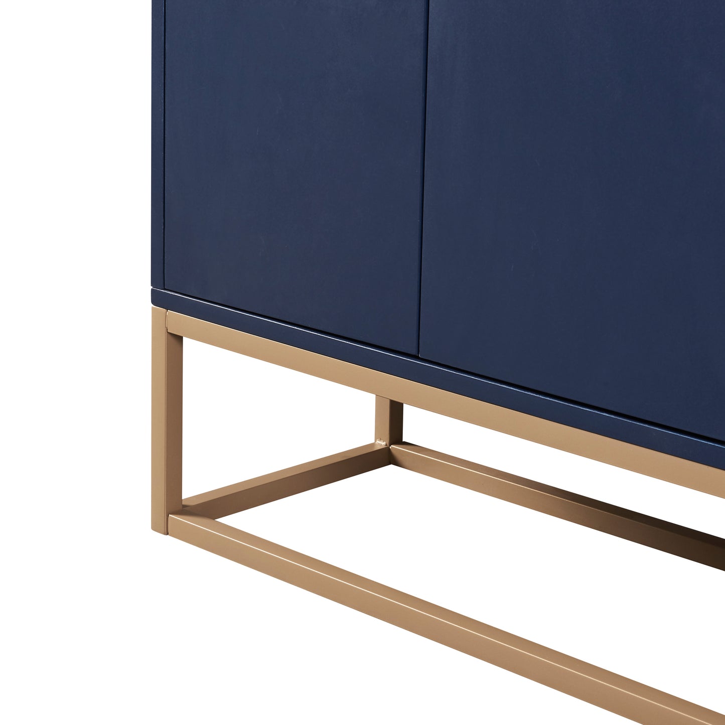 Modern Sideboard Elegant Buffet Cabinet Large Storage Space for Dining Room Entryway Navy