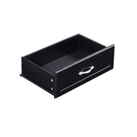 Modern 5 Tier Chest of Drawers with Metal Pulls for Bedroom Living Room Organizer Black 25.2L x 15.8W x 43.5H