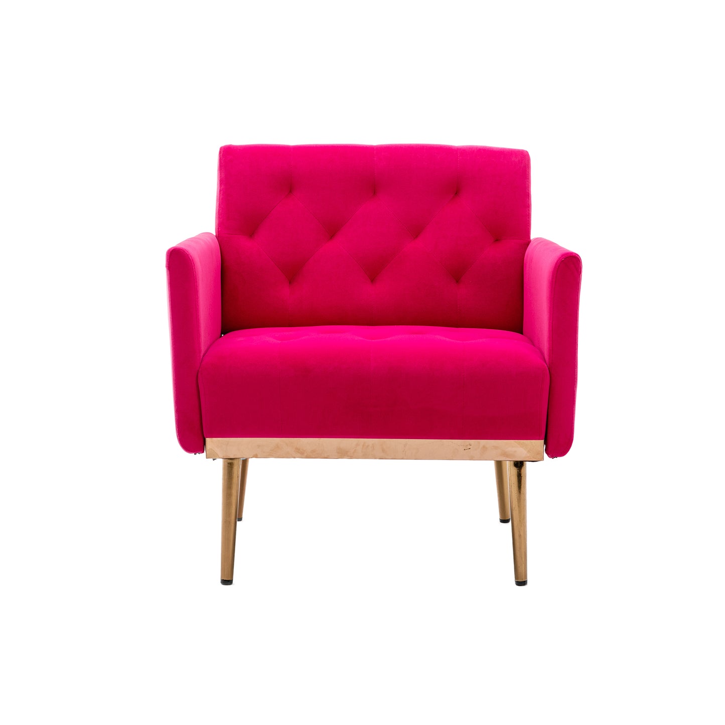 Accent  Chair  ,leisure single sofa  with Rose Golden  feet