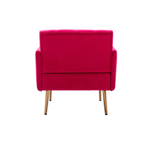 Accent  Chair  ,leisure single sofa  with Rose Golden  feet