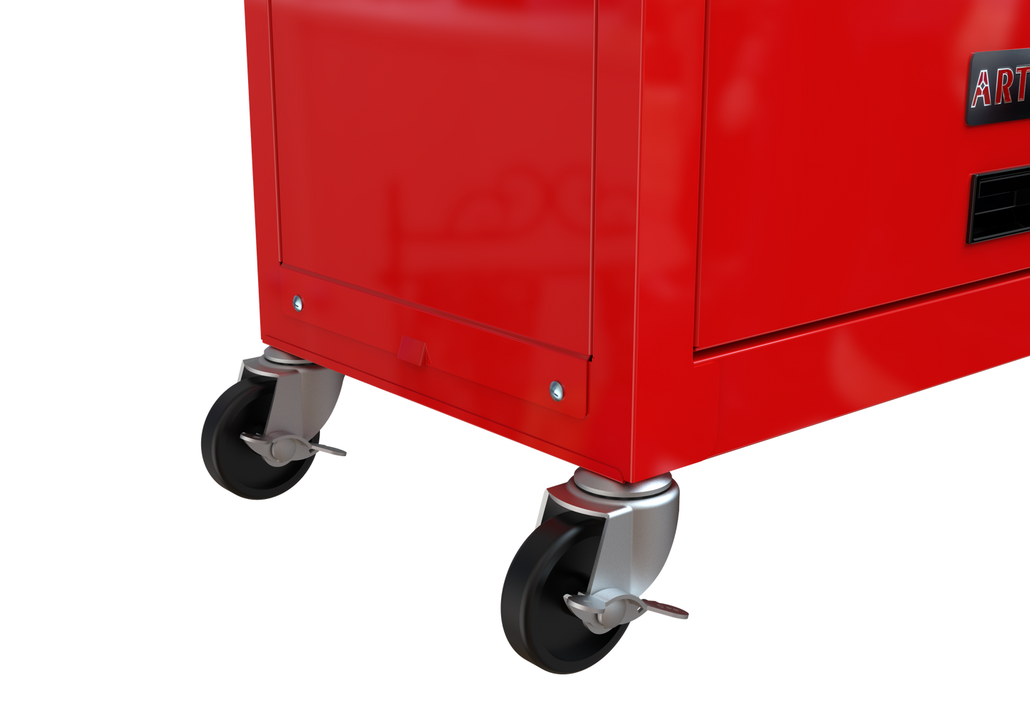 High Capacity Rolling Tool Chest with Wheels and Drawers, 8-Drawer Tool Storage Cabinet--RED