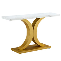 Modern Minimalist Gray Wood Foyer Table MDF Top Stainless Steel Bracket Stylish Entryway Furniture