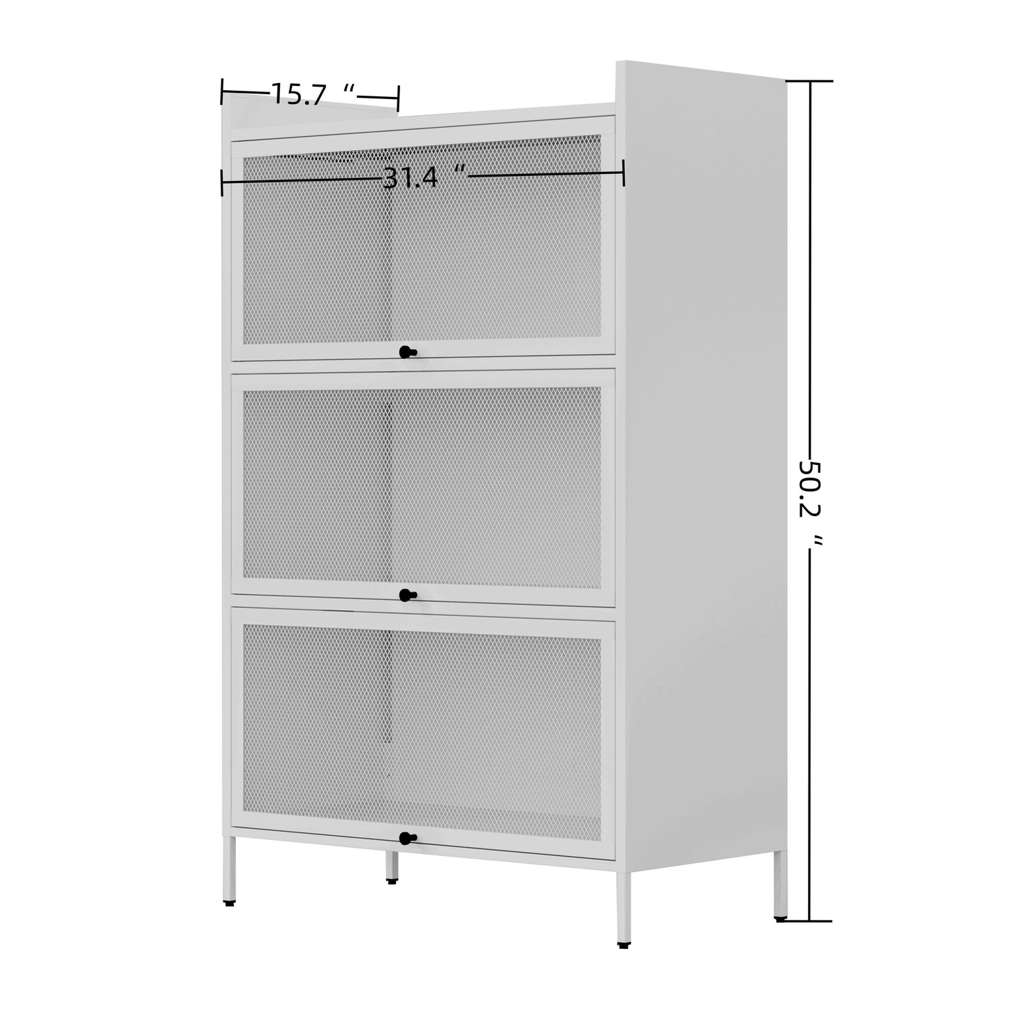 Pantry Storage Cabinet with Doors Freestanding Cupboard for Dining Room Living Room White Retractable Doors 140 Character Limit