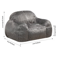 High Density Foam Bean Bag Chair for Adults and Teens Comfortable Modern Sofa for Living Room and Bedroom