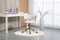 Computer Chair Office Chair Adjustable Swivel Chair Fabric Seat Home Study Chair