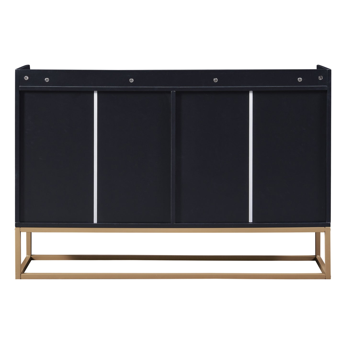 Elegant Modern Sideboard Buffet Cabinet with Ample Storage for Dining Room Entryway Black