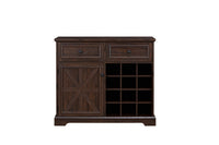 Stylish Storage Sideboard with 2 Drawers and Removable Wine Racks for Kitchen and Dining Room