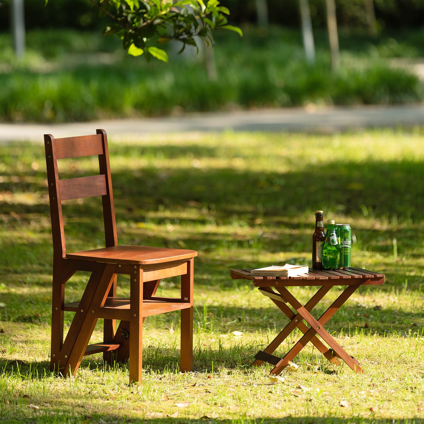 Wood Folding Table for Indoor Outdoor Use Lightweight Portable Picnic Table Ideal for Camping Events and Home